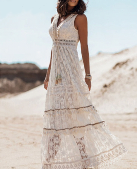 Leona – Boho Kanten Jurk Met Een Charmante En Elegante Look