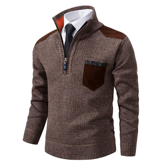 Noah - Trui  Half Zip Heren