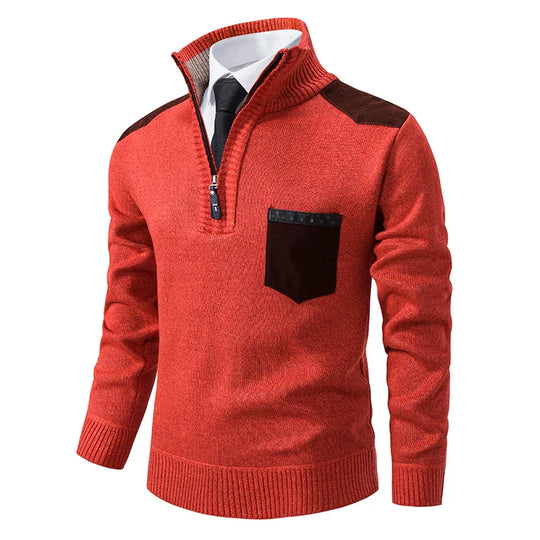 Noah - Trui  Half Zip Heren