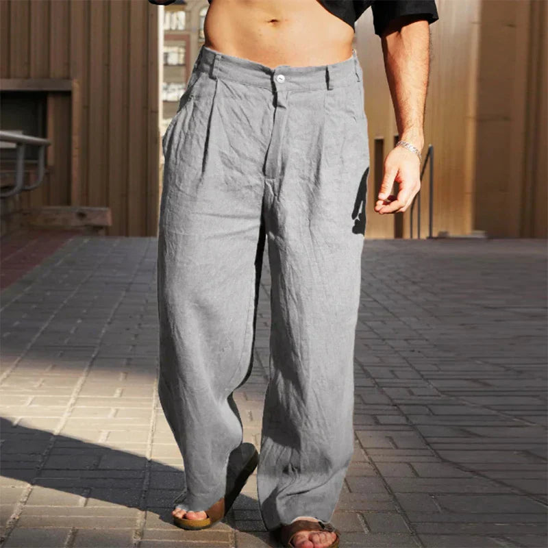 Lotte - Luchtige Linnen Broek Dames