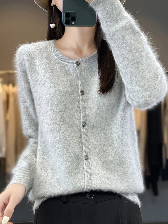 Odette - Klassieke ronde hals vest voor dames