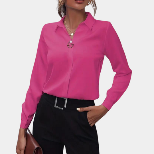 Mila - Klassieke Zakelijke Dames Blouse
