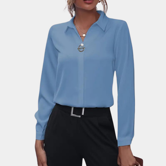 Mila - Klassieke Zakelijke Dames Blouse