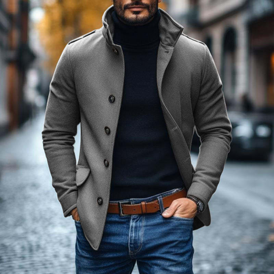 Giovanni - Elegante Slim Fit Wollen Jas