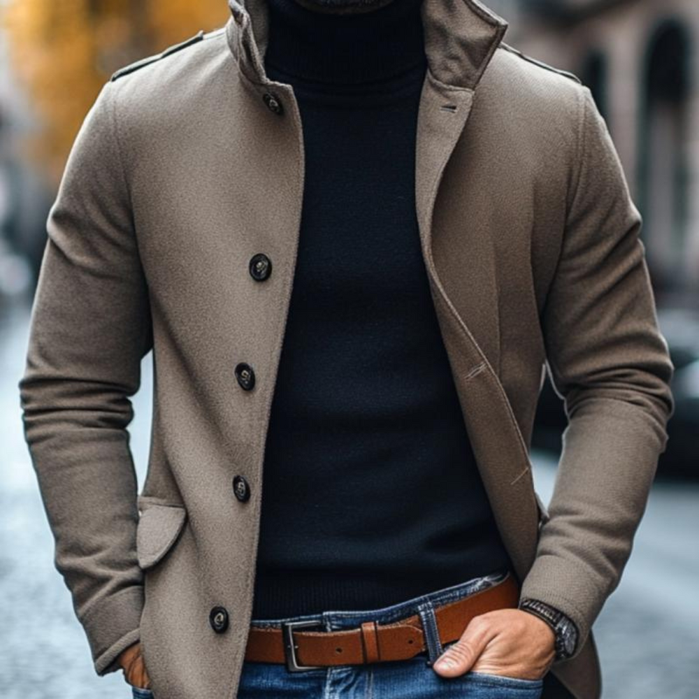 Giovanni - Elegante Slim Fit Wollen Jas