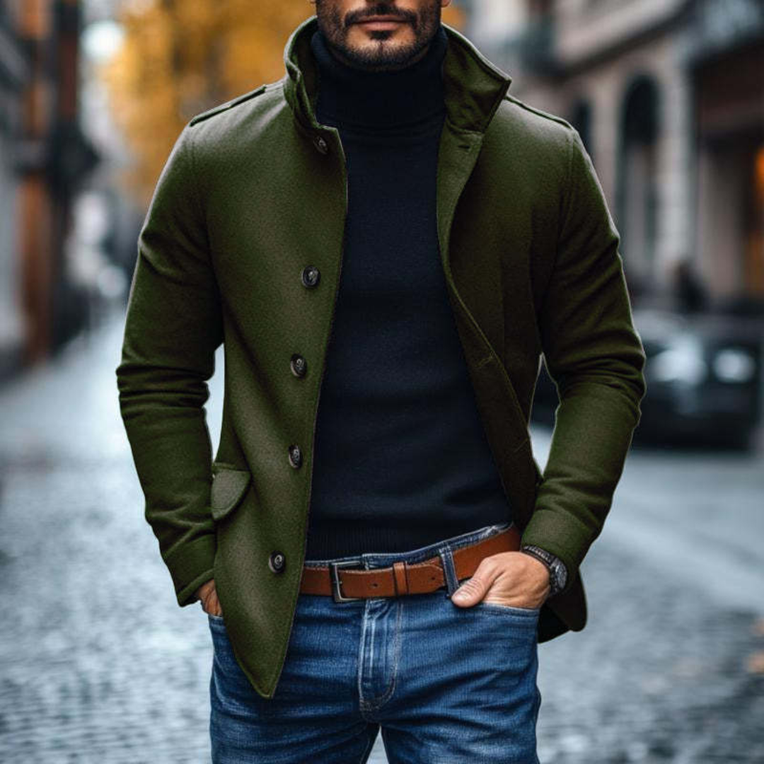 Giovanni - Elegante Slim Fit Wollen Jas