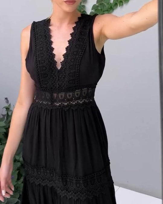 Kanten Zomerjurk Dames Elegant - Nova