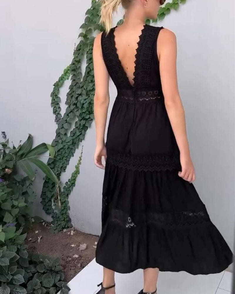 Kanten Zomerjurk Dames Elegant - Nova