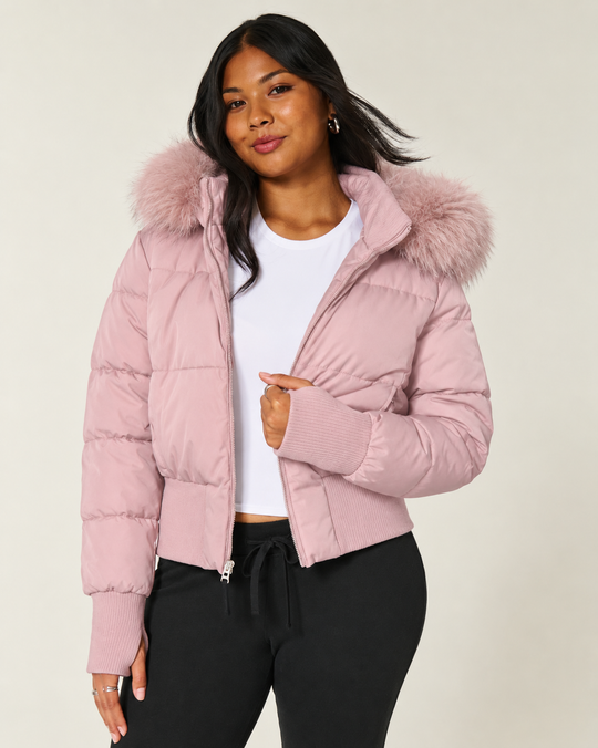 Saskia | Stijlvolle Warme Korte Winterjas