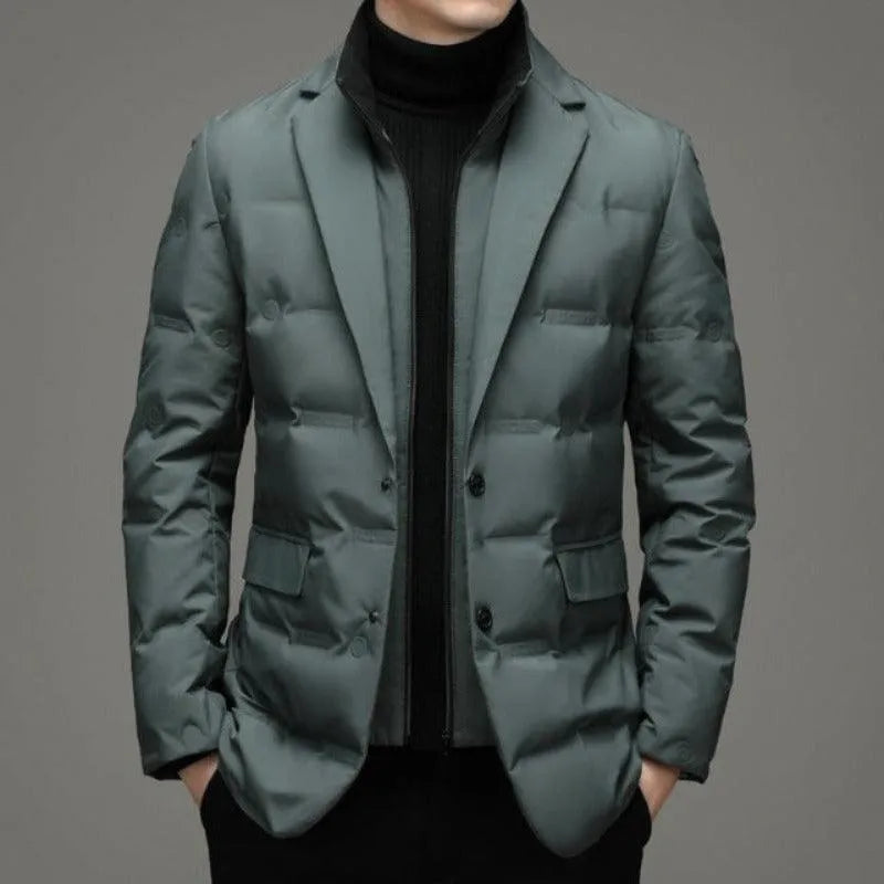 Vincent | Verfijnde Gewatteerde Slim Fit Blazer