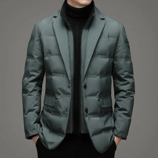 Vincent | Verfijnde Gewatteerde Slim Fit Blazer