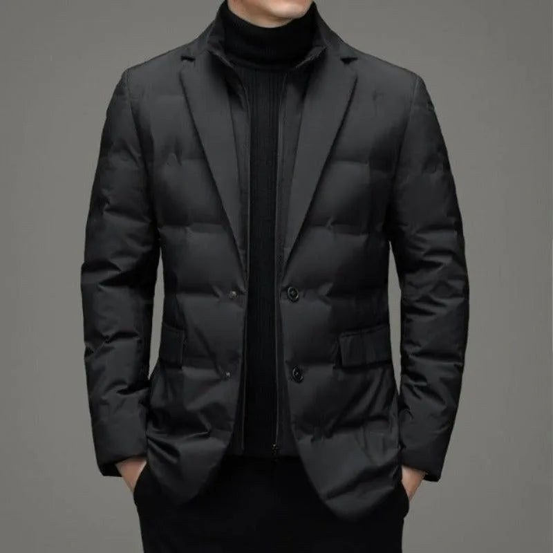 Vincent | Verfijnde Gewatteerde Slim Fit Blazer