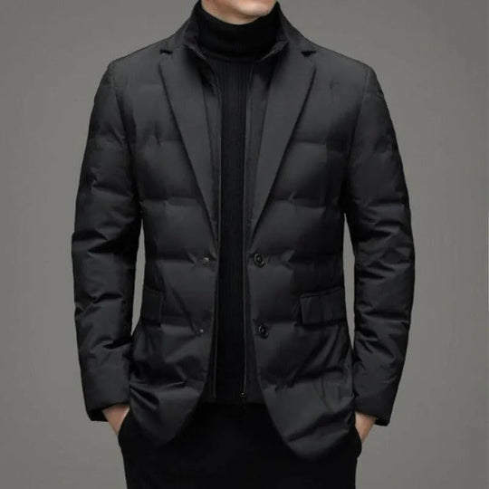 Vincent | Verfijnde Gewatteerde Slim Fit Blazer