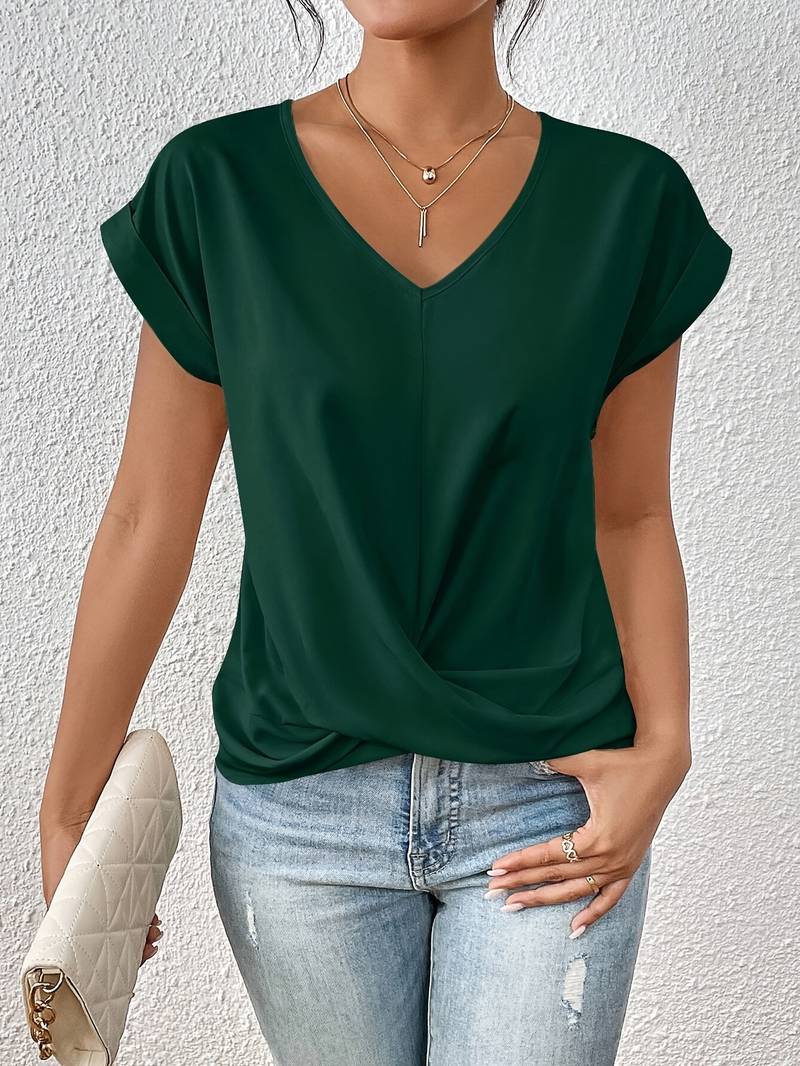Lova - Dames T-shirt met V-hals Comfortabel
