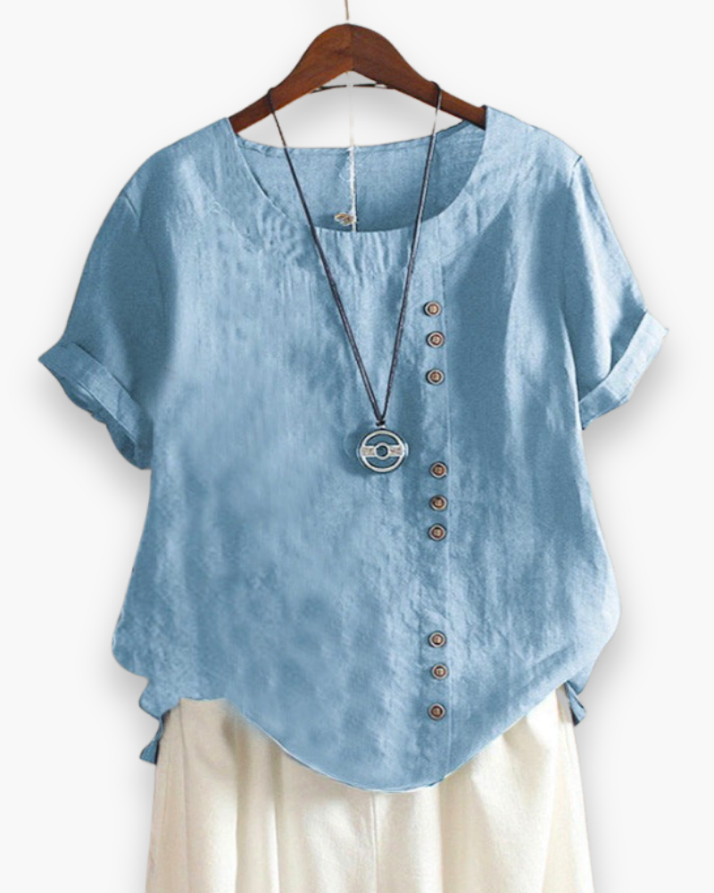 Luchtige Zomer Blouse Voor Dames | Elegant en Comfortabel