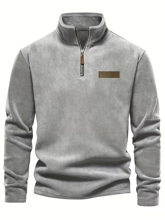 Matteo - Moderne Fleece Rits Trui