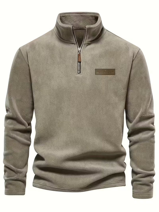 Matteo - Moderne Fleece Rits Trui