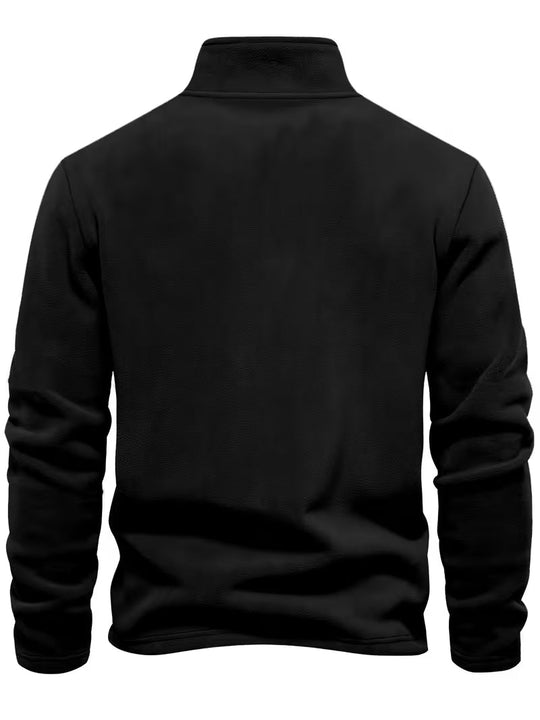 Matteo - Moderne Fleece Rits Trui