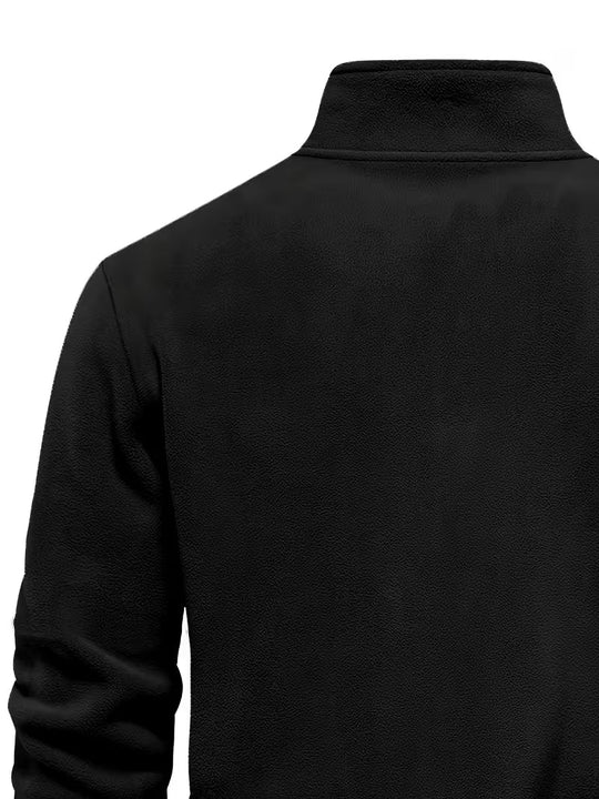 Matteo - Moderne Fleece Rits Trui