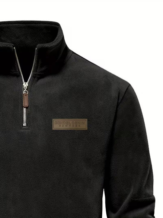 Matteo - Moderne Fleece Rits Trui