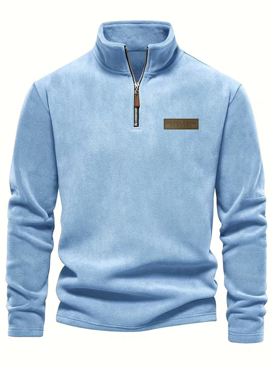 Matteo - Moderne Fleece Rits Trui