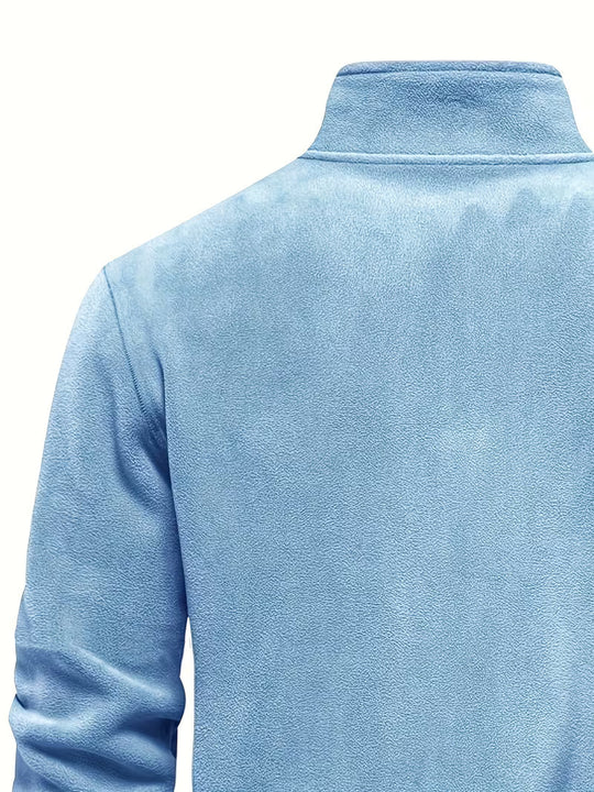 Matteo - Moderne Fleece Rits Trui