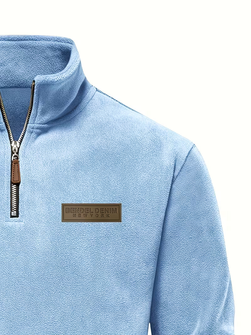 Matteo - Moderne Fleece Rits Trui