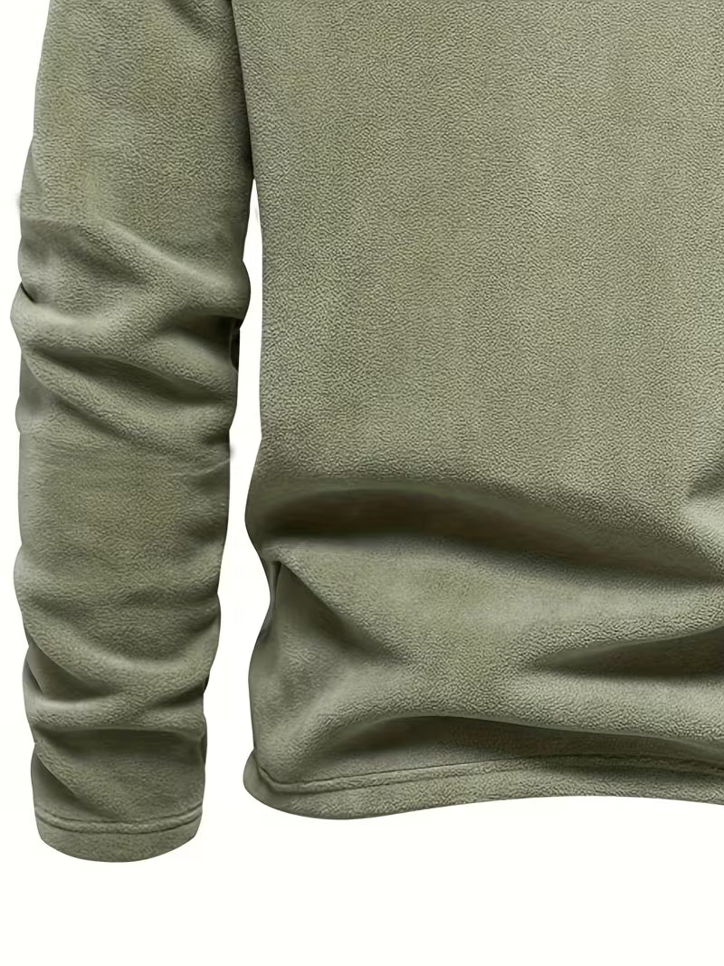Matteo - Moderne Fleece Rits Trui