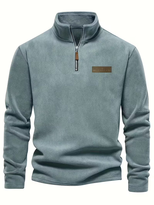 Matteo - Moderne Fleece Rits Trui