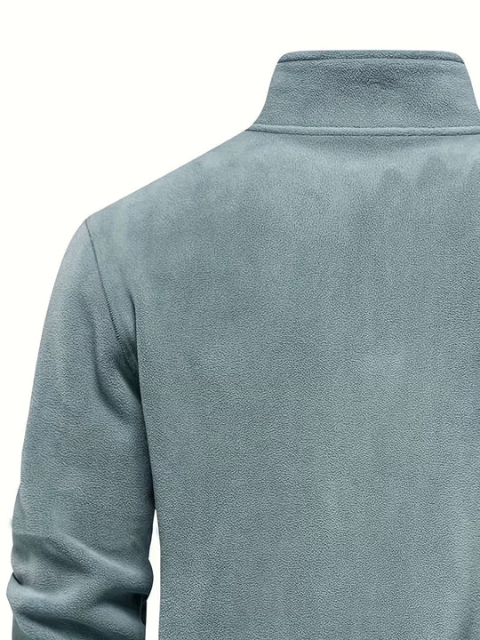 Matteo - Moderne Fleece Rits Trui