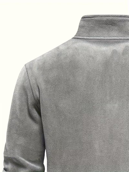 Matteo - Moderne Fleece Rits Trui