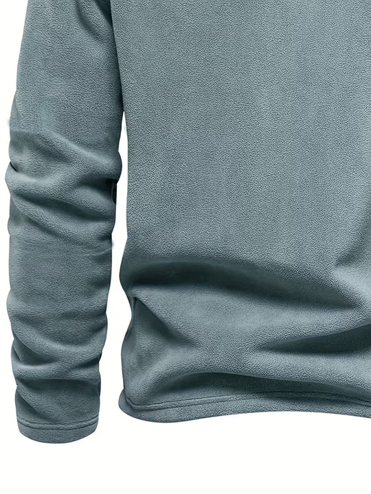 Matteo - Moderne Fleece Rits Trui