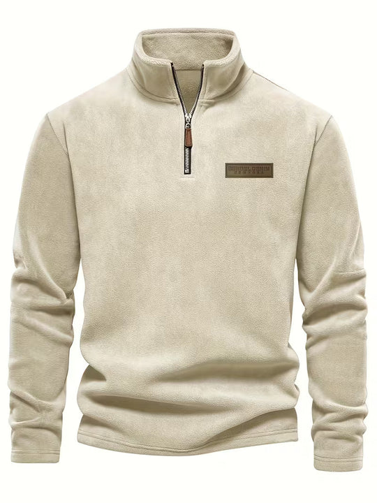 Matteo - Moderne Fleece Rits Trui