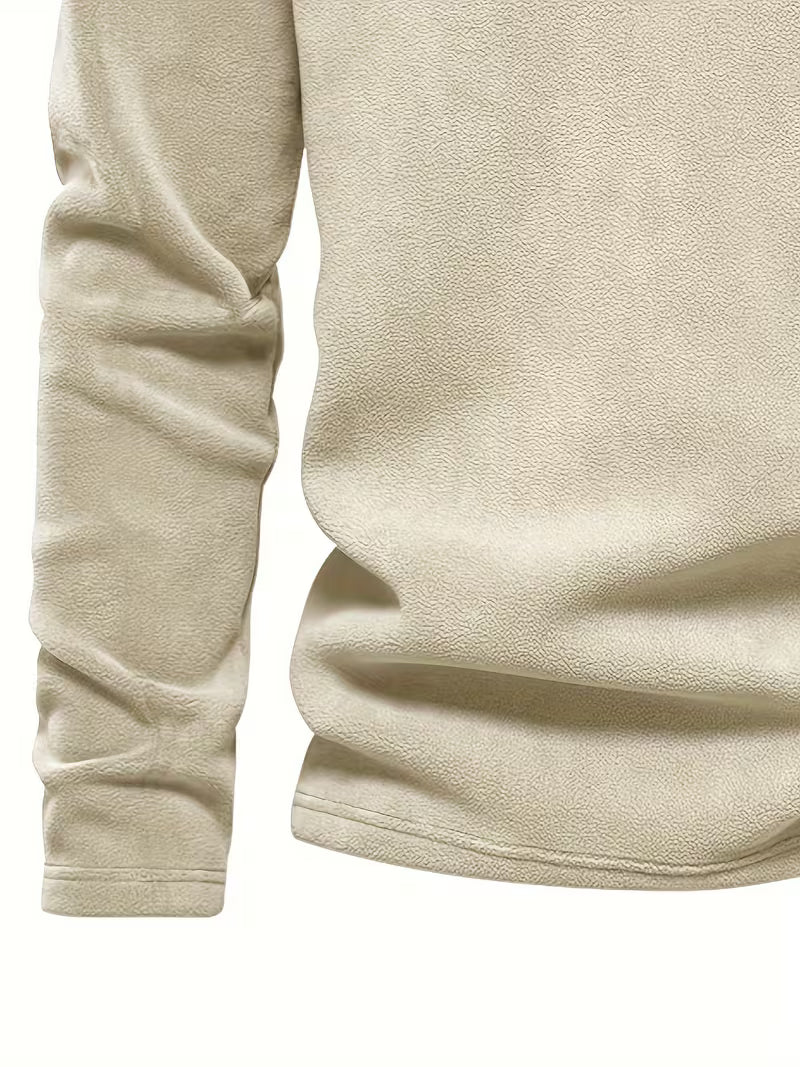 Matteo - Moderne Fleece Rits Trui