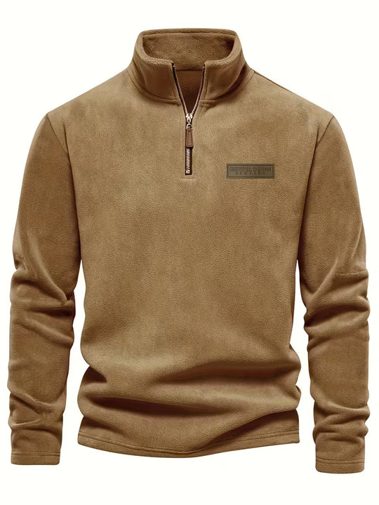 Matteo - Moderne Fleece Rits Trui