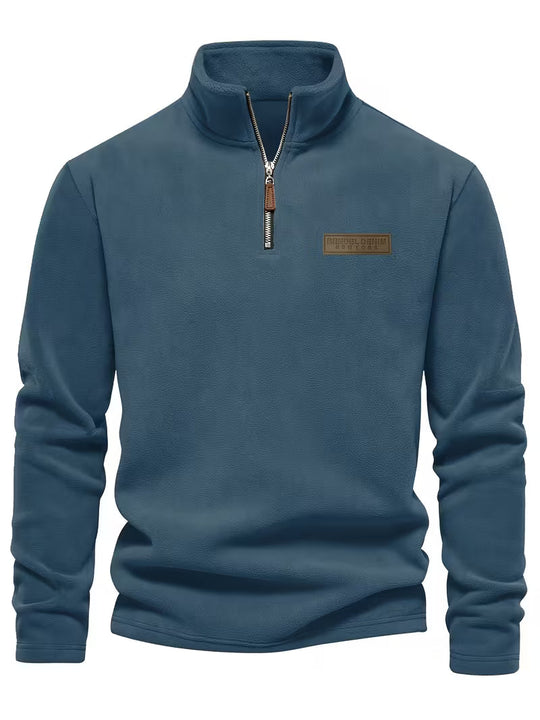 Matteo - Moderne Fleece Rits Trui