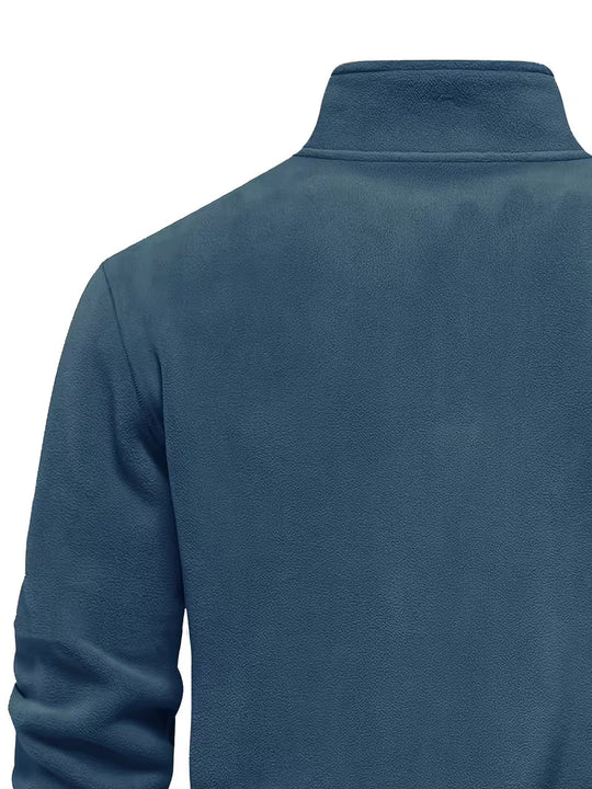 Matteo - Moderne Fleece Rits Trui