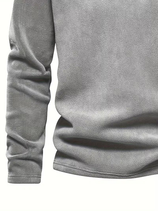 Matteo - Moderne Fleece Rits Trui