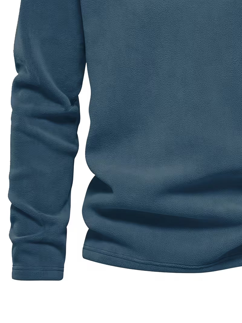 Matteo - Moderne Fleece Rits Trui