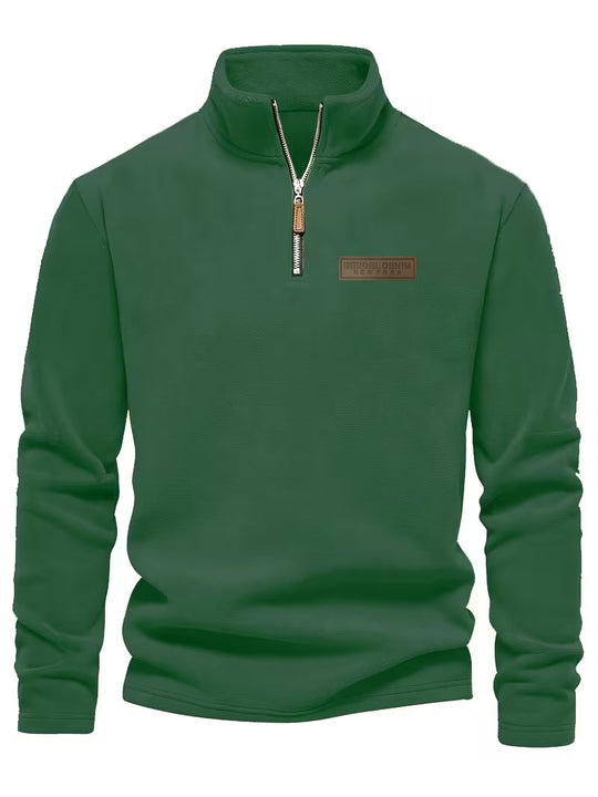 Matteo - Moderne Fleece Rits Trui