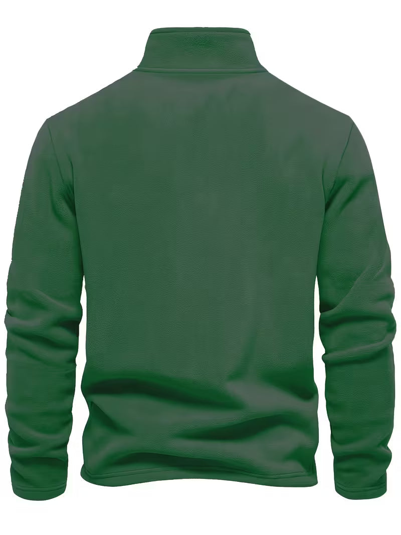Matteo - Moderne Fleece Rits Trui