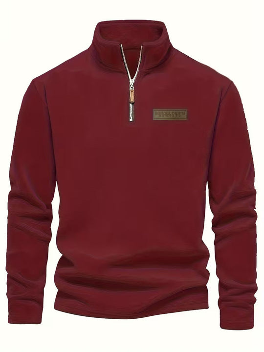 Matteo - Moderne Fleece Rits Trui