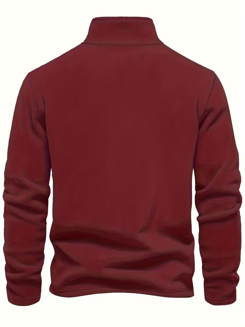 Matteo - Moderne Fleece Rits Trui