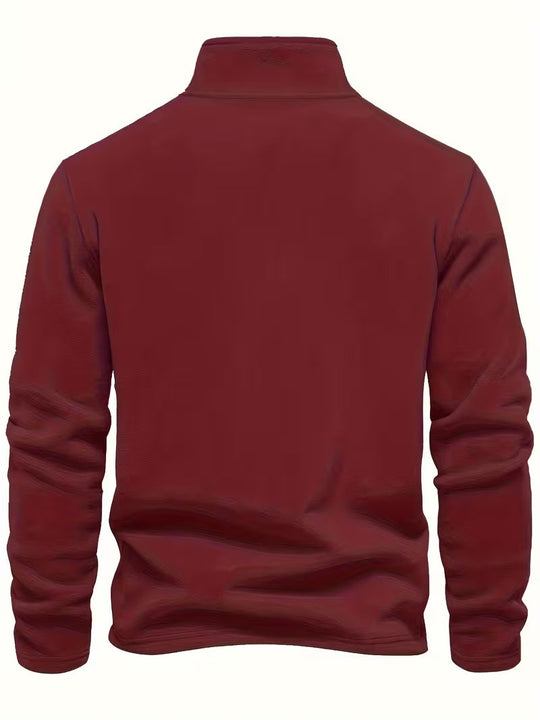 Matteo - Moderne Fleece Rits Trui