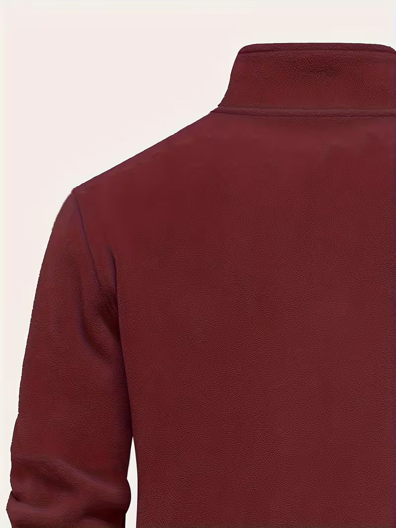 Matteo - Moderne Fleece Rits Trui