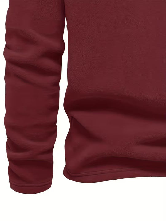 Matteo - Moderne Fleece Rits Trui