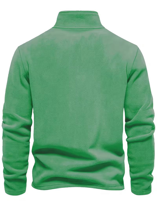 Matteo - Moderne Fleece Rits Trui