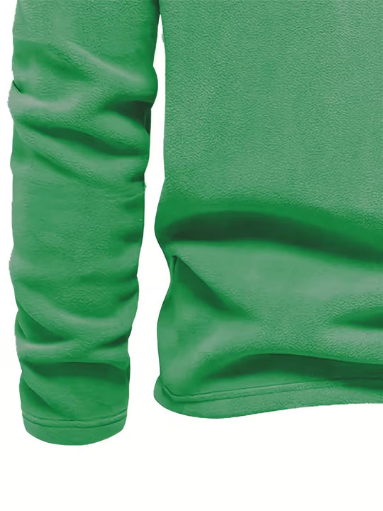 Matteo - Moderne Fleece Rits Trui