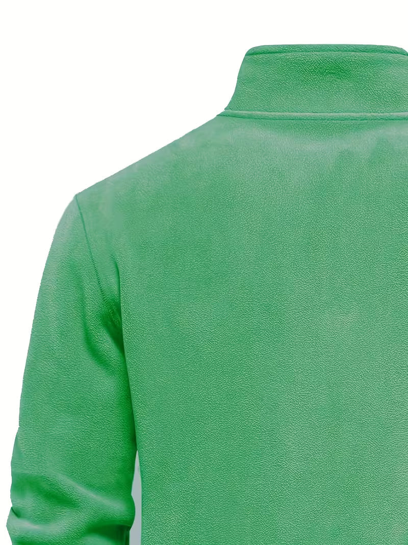 Matteo - Moderne Fleece Rits Trui
