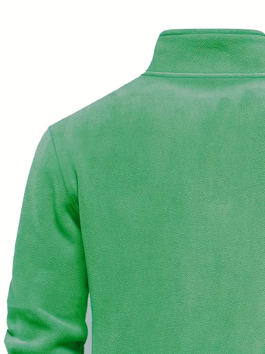 Matteo - Moderne Fleece Rits Trui